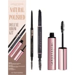 Anastasia Beverly Hills Eyes Eyebrow colour Natural & Polished Deluxe Brow Kit Dark Brown (Brow Wiz 0,085 g + Brow Definer 0,2 g + Clear Brow Gel 7,85 ml)