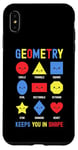 iPhone XS Max Geometry Keeps You In Shape Funny School Jokes For Kids Case