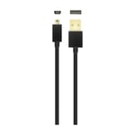 Qnect USB 2.0 USB-A - USB B Mini 5-Pin 1m