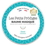 Baume Magique Multi Usages Coco 100ml - Soin Hydratant Corps, Visage, Cheveux 100% Naturel Tout Type de Peau - Fabriqué en France - Non Testé sur Animaux - Emballage Recyclable - LES PETITS PRODIGES