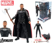 ZD Marvel Avengers Hero Thor Stormbreaker Axe 7" Action Figure Model Toy Doll