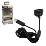 Câble de Chargement Recharge Chargeur USB 1,82m Pour Manette Pad Joystick Microsoft Xbox 360 Xbox360, Noir