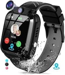 Montre Connectée Enfant Gps Montre Intelligente Enfants Ip68 Montre Enfant Garcon Fille Montre Gps Enfant Tracker Avec Appel Réveil Jeux Hd Photo Sos 3-12 Ans Cadeau De Noël Anniversaire