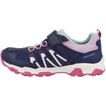 Geox Fille J Magnetar G. B Abx Chaussure de gymnastique, Navy Lilac, 38 EU