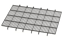 Midwest Homes for Pets Modèle FG24B Grille de sol pour caisse de chien ; grille de sol surélevée pour les modèles 1324TD, 1524, 1524DD, 424, 424DD, 1924, 1924DD, 1624/1624DD VERROU DE GLISSIÈRE COURBÉ, noir