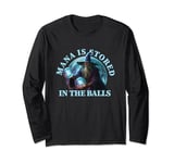 Mana Is Stored In The Balls Magician Sorcerer Witcher Wizard Long Sleeve T-Shirt