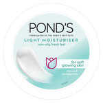 POND'S Light Moisturiser, Non- Oily With Vitamin E And Glycerin, For Soft skin