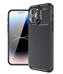 Apple iPhone 15 Pro Max Carbon Fibre Case Black