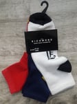 JOHN RICHMOND Ankle Socks Pack Of 3 Pairs Size 9-12Y