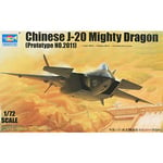 Trumpeter-1/72 J-20 Migthy Dragon, Prototype 2011, 001665