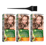 Lot de 3 crèmes de coloration pour cheveux Garnier Color Naturals toutes...