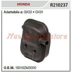 Cache de Pot D'Échappement Silencieux Honda Motoculteur GX 140 160 R210237