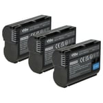 3x Battery for Nikon Z8 Z f Z6 II Z7 Z7 II 1400mAh