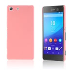 Gummerad Hårt Plast Skal (Rosa) för Sony Xperia M5 E5603 / M5 Dual E5633