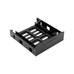 Front Bay Adapter Internal Hard Drive Rack Hdd Bracket Mounting Tray