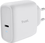 Maxo Chargeur Usb-C 65w, 75% À Partir De Matériaux Recyclés, Prise Chargeur Rapide Avec Câble Usb-C De 2m, Adaptateur Pour Iphone, Ipad, Samsung Galaxy, Smartphones, Tablettes - Blanc.[F3460]