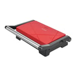 Royalty Panini Grill / sandwich maskine 1000W - Non-Stick - Rød