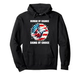 Human By Chance Sigma By Choice Wolf Men And Women Vintage Pullover Hoodie