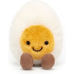 Jellycat Amuseables Kokt Ägg Happy Gosedjur, Liten 5,5 tum | Mat Plysch | Rolig Present