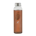 H20 Sport Xinfusion X-Infusion | Bouteille d'eau de 500 ml en verre avec capuchon thermique, bouteille réutilisable, élégante et pratique pour la maison, le bureau, la salle de sport, l'école