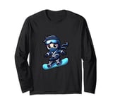 Board Ninja Snowboard Ninja Snow Rider Snowboarding Long Sleeve T-Shirt