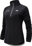 New Balance Womens Impact Run Heat Grid Half Zip Top