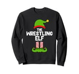 Funny The XXX Elf Christmas Family Pajama Funny Wrestler Sweatshirt