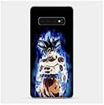 Coque pour Samsung Galaxy S10 Manga Dragon Ball Sangoku Noir