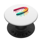 Dripping Paint Boomerang Thrower Boomerangs PopSockets Adhesive PopGrip