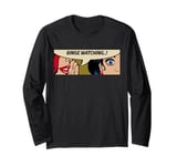 Binge Watching - Women Whispering - TV Series - Comic Long Sleeve T-Shirt