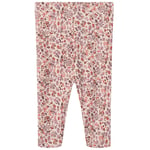 Wheat GOTS Jules Blommiga Baby-leggings Pale Rose | Rosa | 62 cm