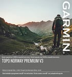 Garmin Topo Norway Premium v3, 2 – Matériau de Carte Sorost, Multicolore, Taille Unique