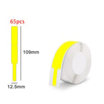 étiquettes autocollantes D11 pour imprimante thermique,papier autocollant lumineux,13mm x 35mm,pour étiqueteurs Niimbot D101 - Type Yellow Cabel