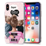 Mom of girls mors dag present supermamma iPhone 13 12 Pro Max Mini MultiColor iPhone 13 Mini