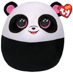 Ty - Squish a Boos - Coussin Peluche Enfant Bamboo le panda 20cm, TY39292