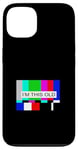 Coque pour iPhone 13 No Signal - Télévision Off Air Funny Old Age