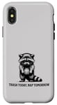 iPhone X/XS Raccoon Funny Sarcasm and Humor Trash Today Nap Tomorrow Case