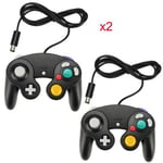 2X Wired Manette Controller pour Wii GameCube GC