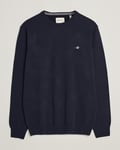 GANT Lambswool Crew Neck Pullover Marine