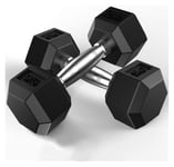 Shengluu Weights Dumbbells Sets Women Rubber Hex Dumbbell For Men And Women Hand Barbell Set For Strength Training Home Fitness (Size : 2.5kgx2)