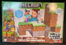 Minecraft Maker Kitz - Make Your Own Skeleton Mountain Kit - Mojang - New