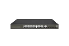 Hilbert 28-Port Gigabit Poe Smart Lite Commutateur - 24 Sorties - 4 X