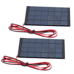 Solar Epoxy Panel Solar Battery Panel DC 6V 2W For Solar Lawn Light Solar Phone