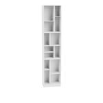 Montana - Loom Slim Bookcase, Plinth H7 cm - New White - Hyller - Peter J. Lassen - Hvit - MDF