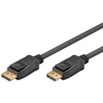 Goobay DisplayPort 1.4 kabel med 8K upplösning, 2m