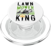 Lawn Mower Mowing Dad Father Landscaper Tractor Lawn Mower PopSockets PopGrip for MagSafe