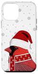 Coque pour iPhone 12 mini Cardinal Rouge Noël Oiseau Biologiste Nature Ornithologue