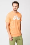 T-Shirt Nike Homme Manche Courte AR5006 871 Vêtement de Sport Orange Just Do It