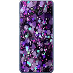 Xiaomi Poco X3 Pro Genomskinligt Skal Lila Glitter