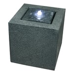 Fontene Cube Med Pumpe & Led